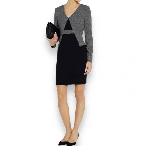 Diane Von Furstenburg Printed Stretch Crepe Dress - Picture 1 of 7